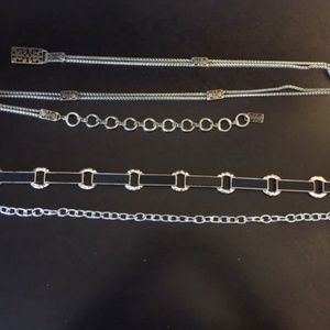 Silver Chain Belts